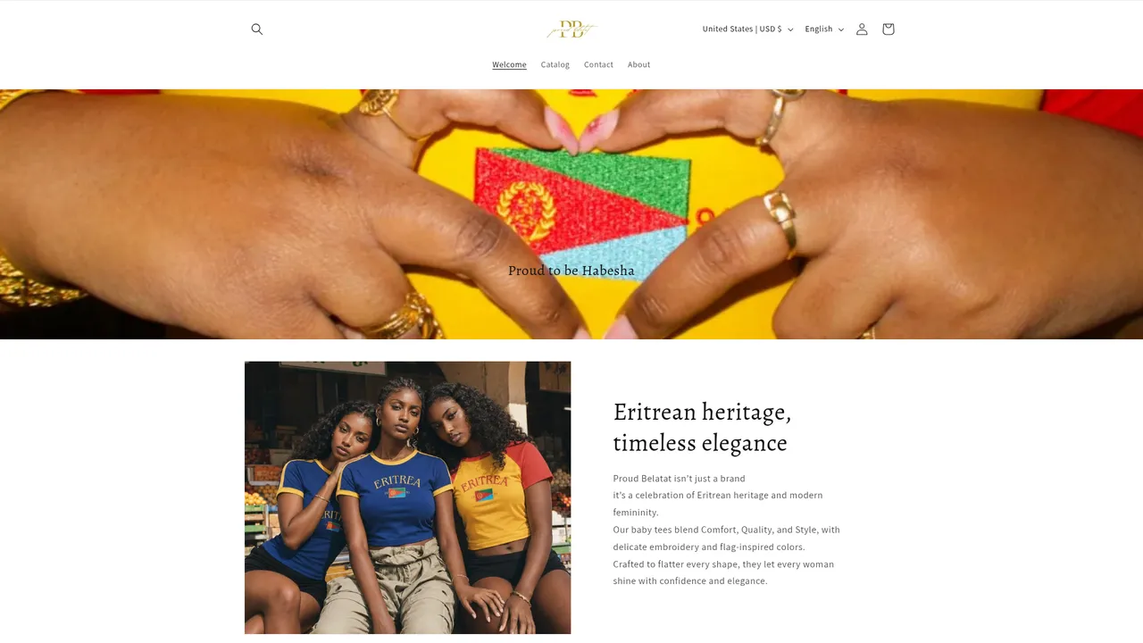 Screenshot de proudbelatat.com