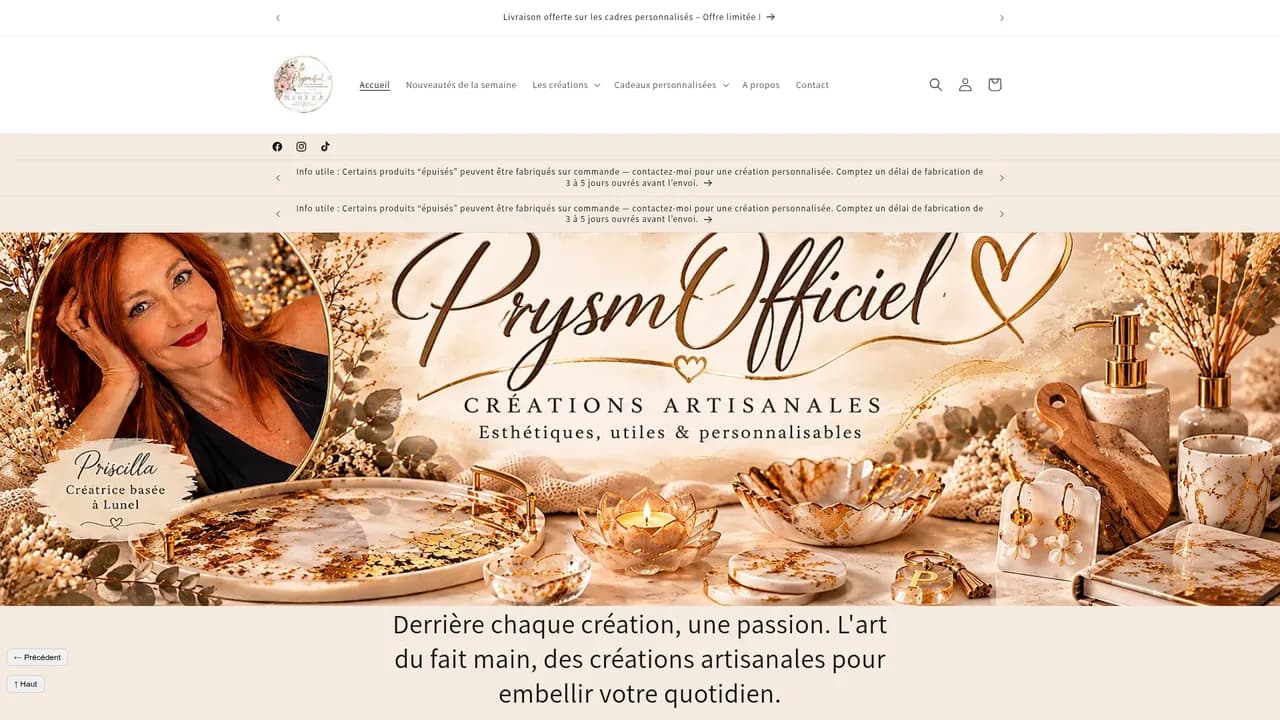 Screenshot de Prysmofficiel