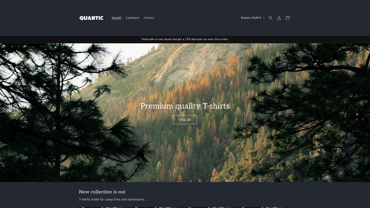 Screenshot de quanticdesign.shop