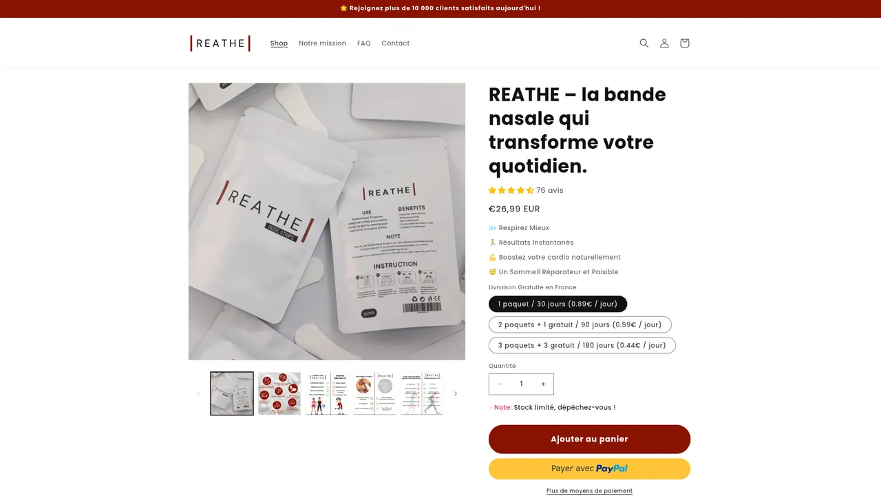 Screenshot de REATHE