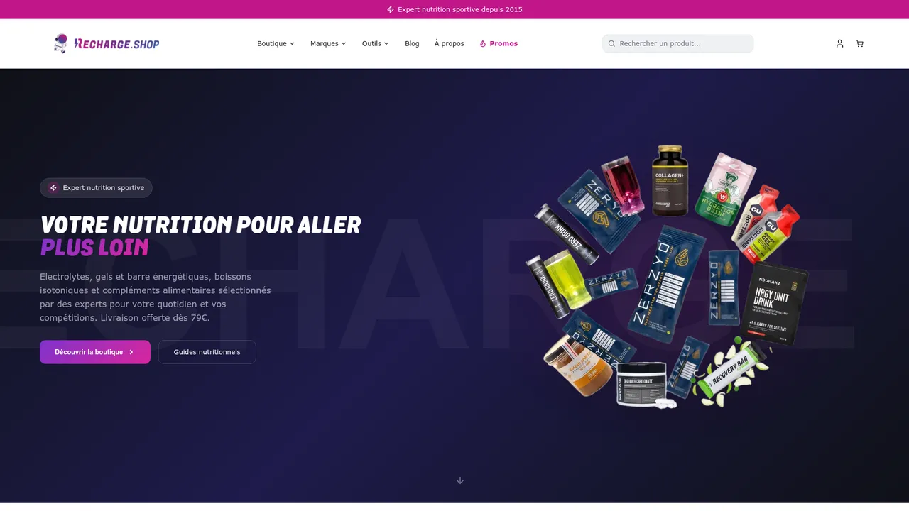 Screenshot de Recharge.shop