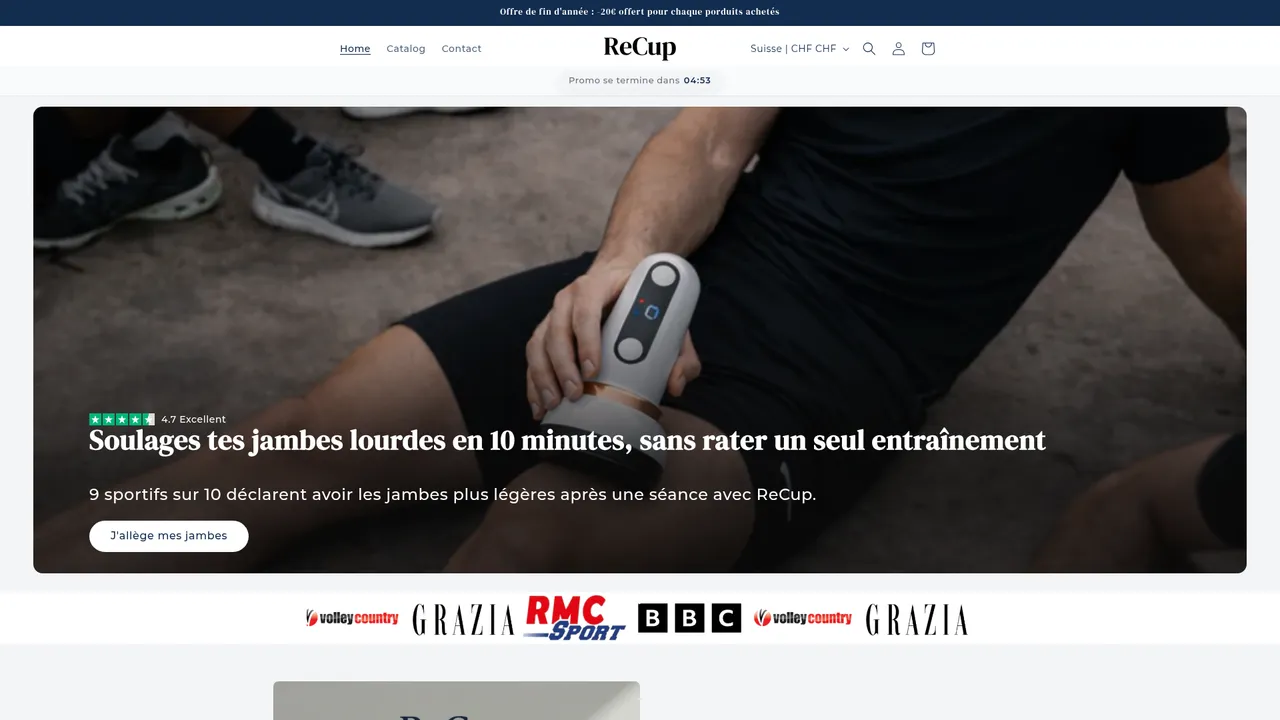 Screenshot de ReCup