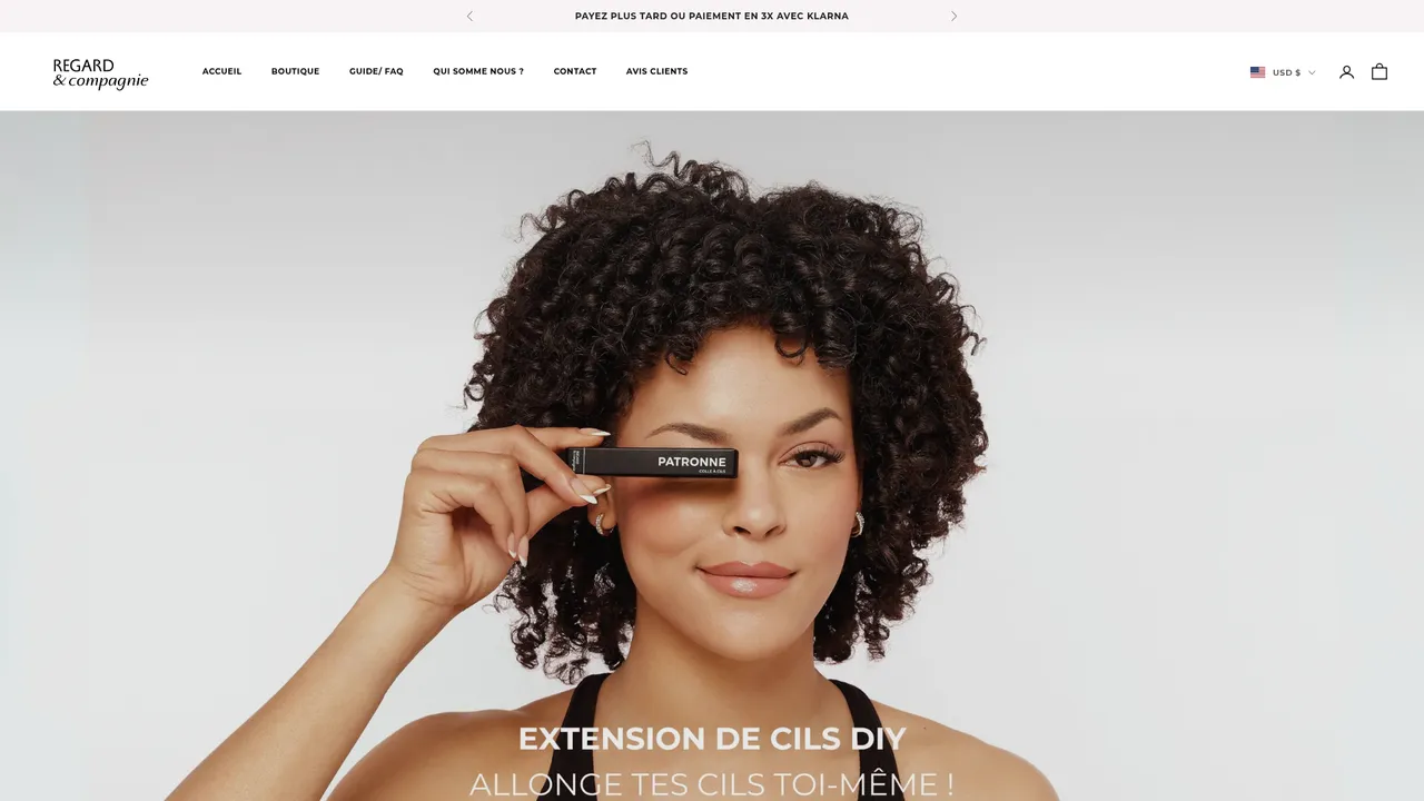 Aperçu du site Regard&Compagnie