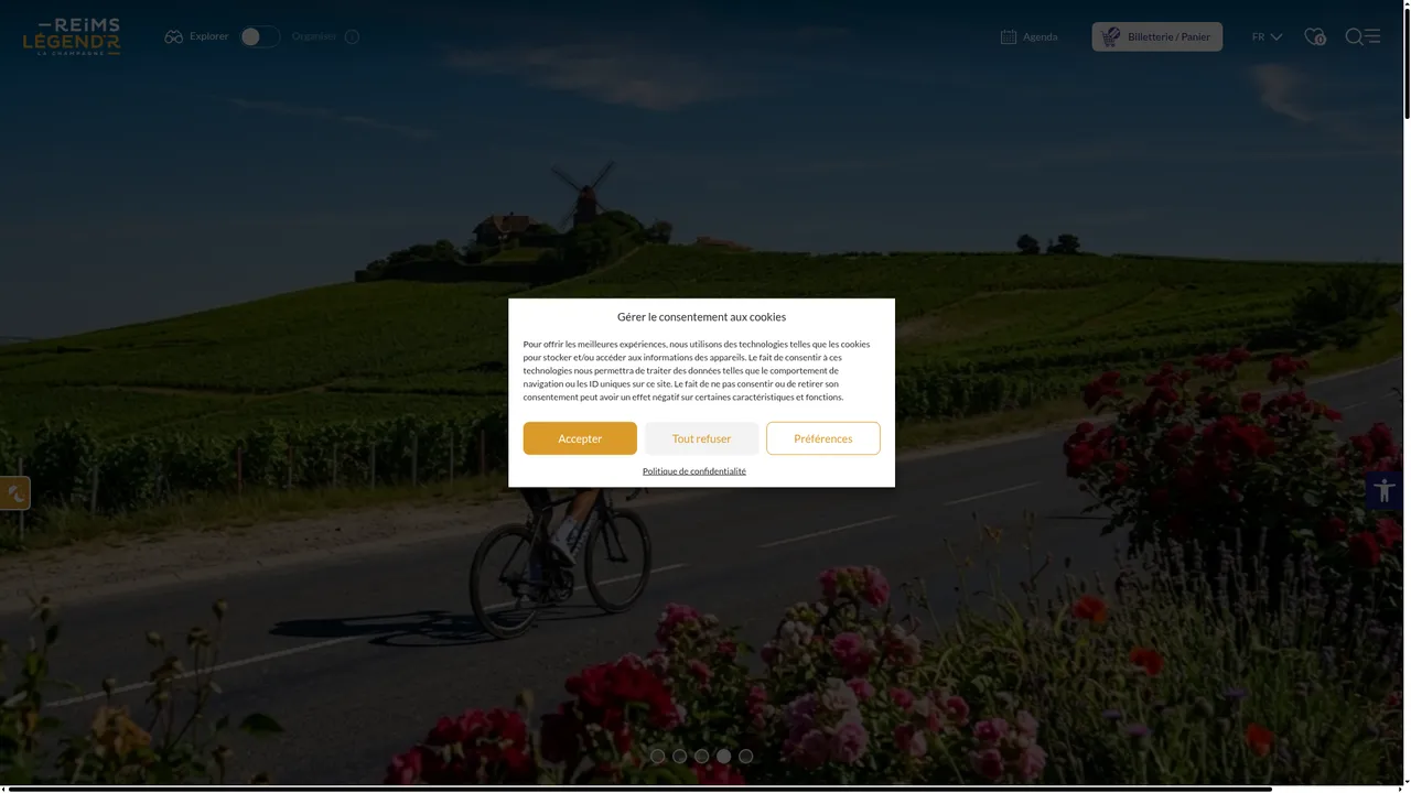 Screenshot de Reims Tourisme