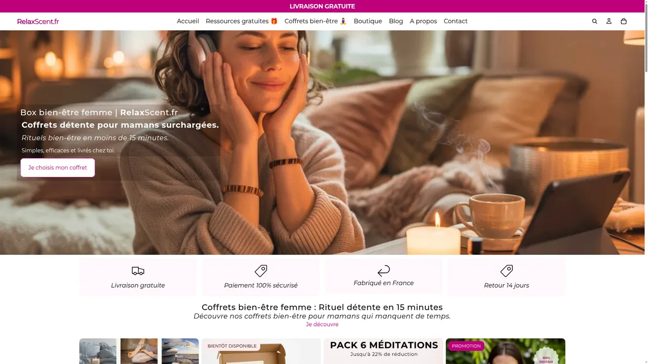 Screenshot de RelaxScent