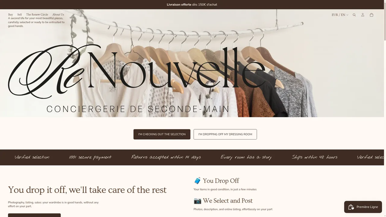 Screenshot de renouvelle-conciergerie.com