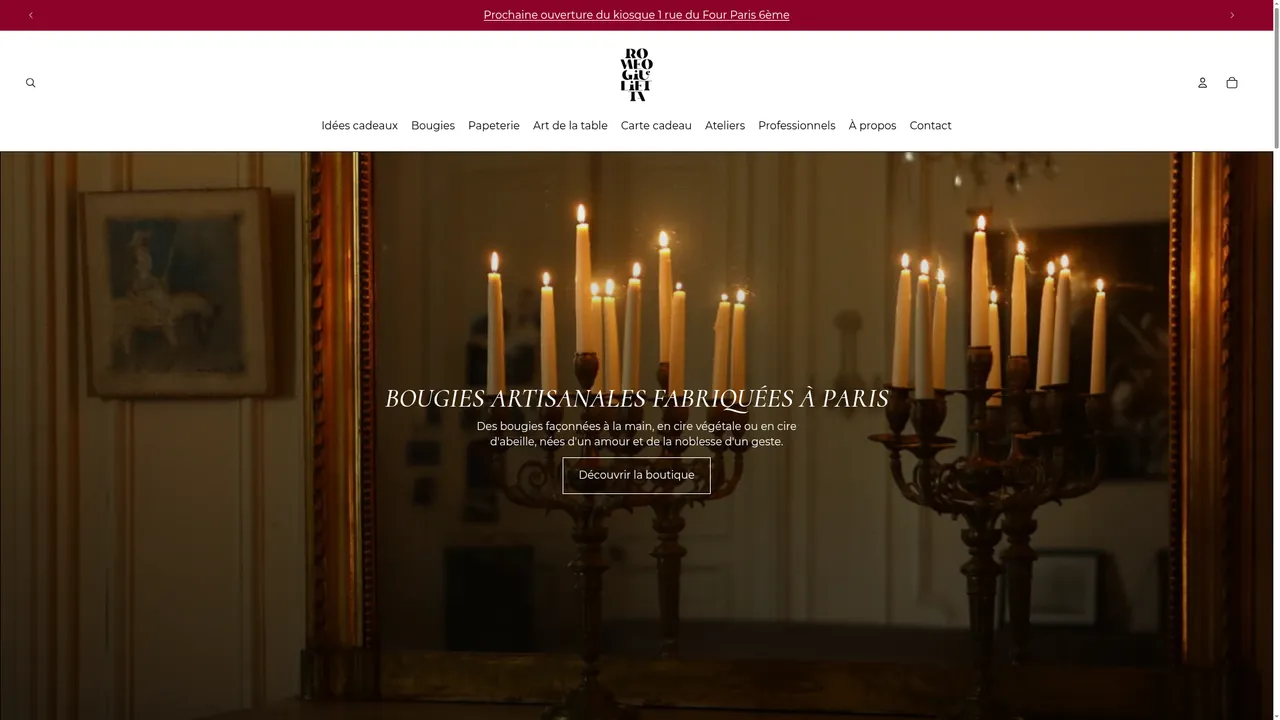 Aperçu du site Romeo e Giulietta