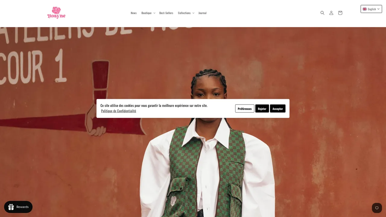 Aperçu du site Rosyne Club
