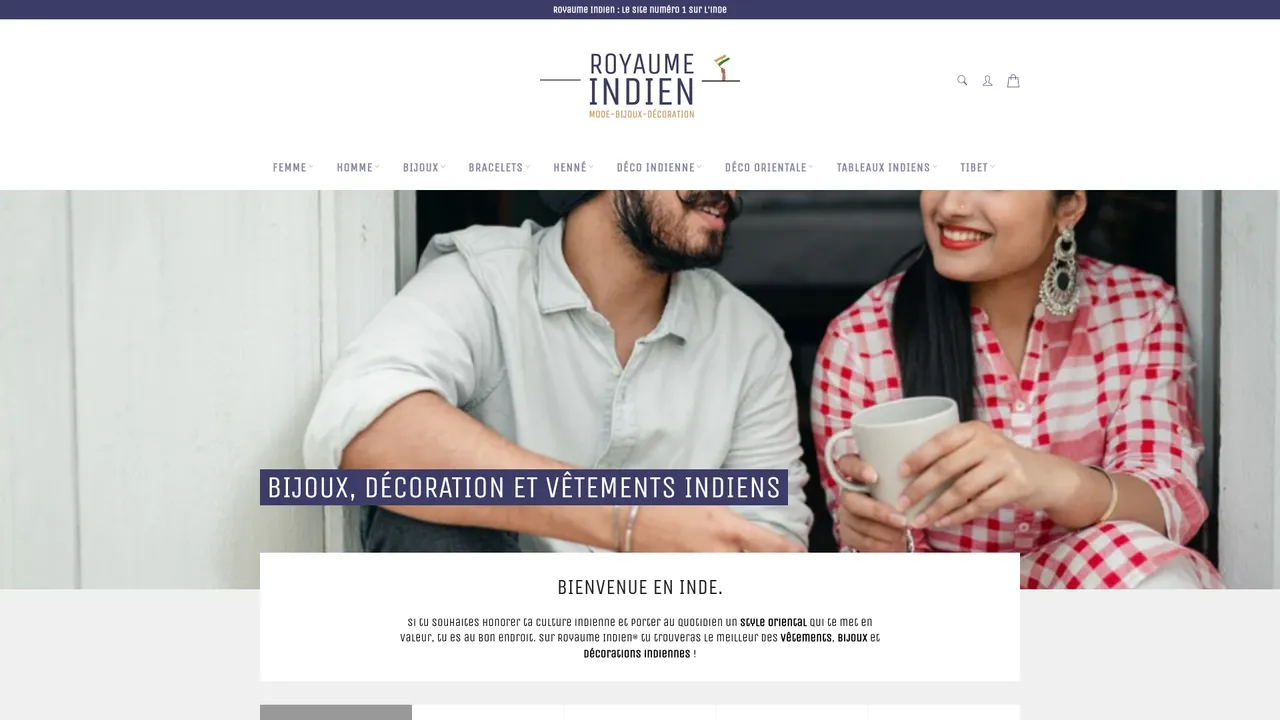Aperçu du site royaume-indien.com