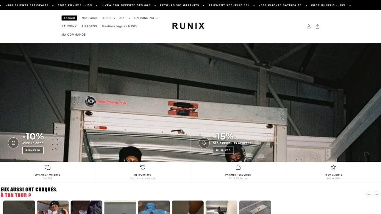 Screenshot de runix