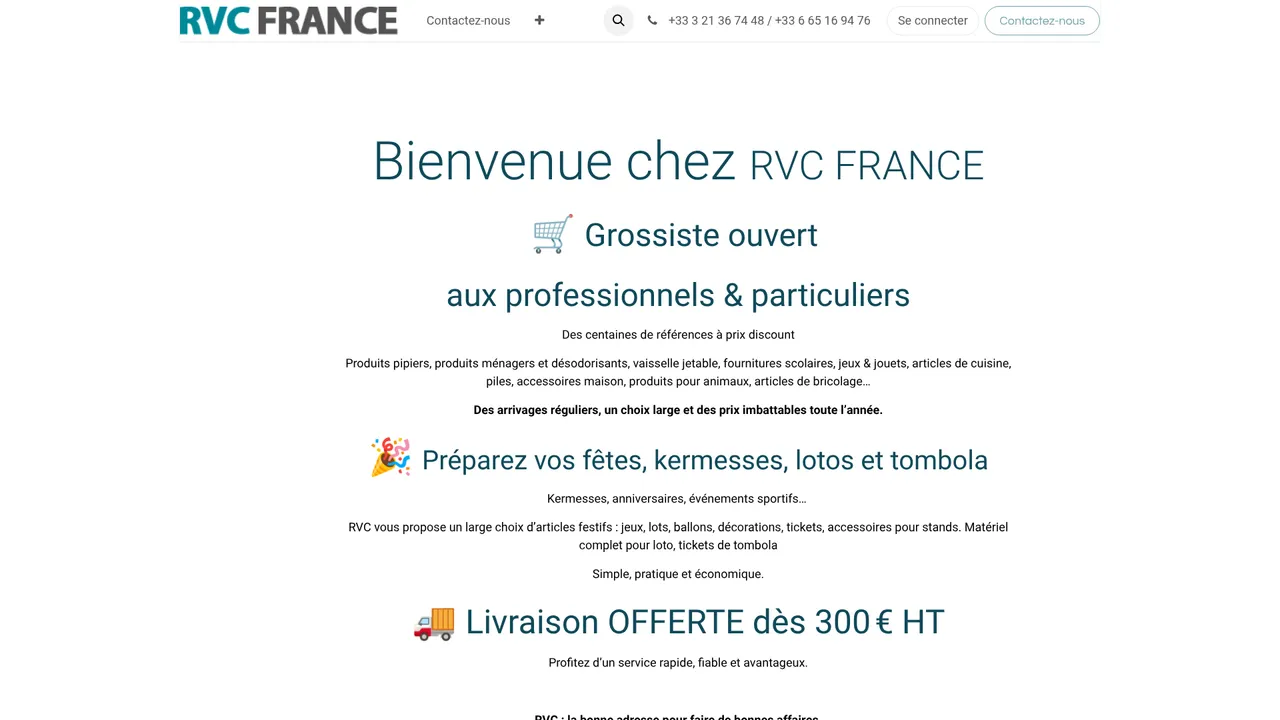RVC-France : Boutique de produits pas cher