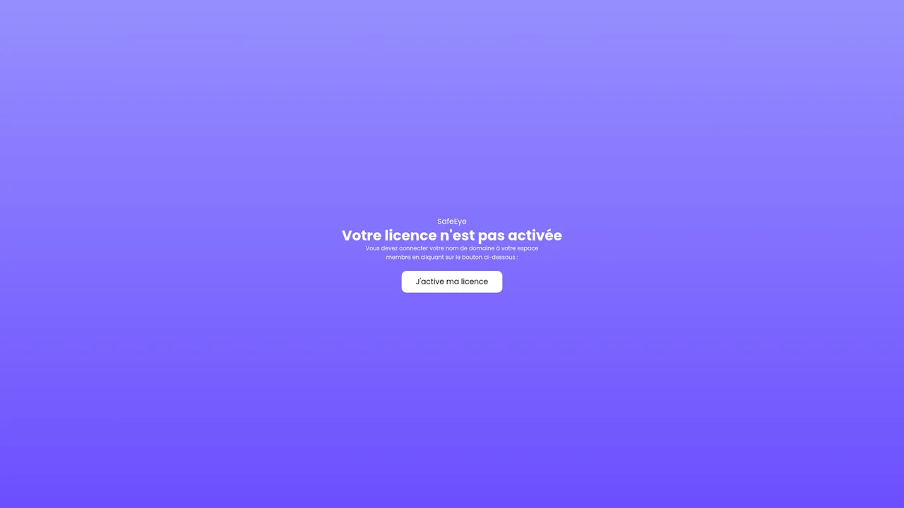 Screenshot de SafeEye