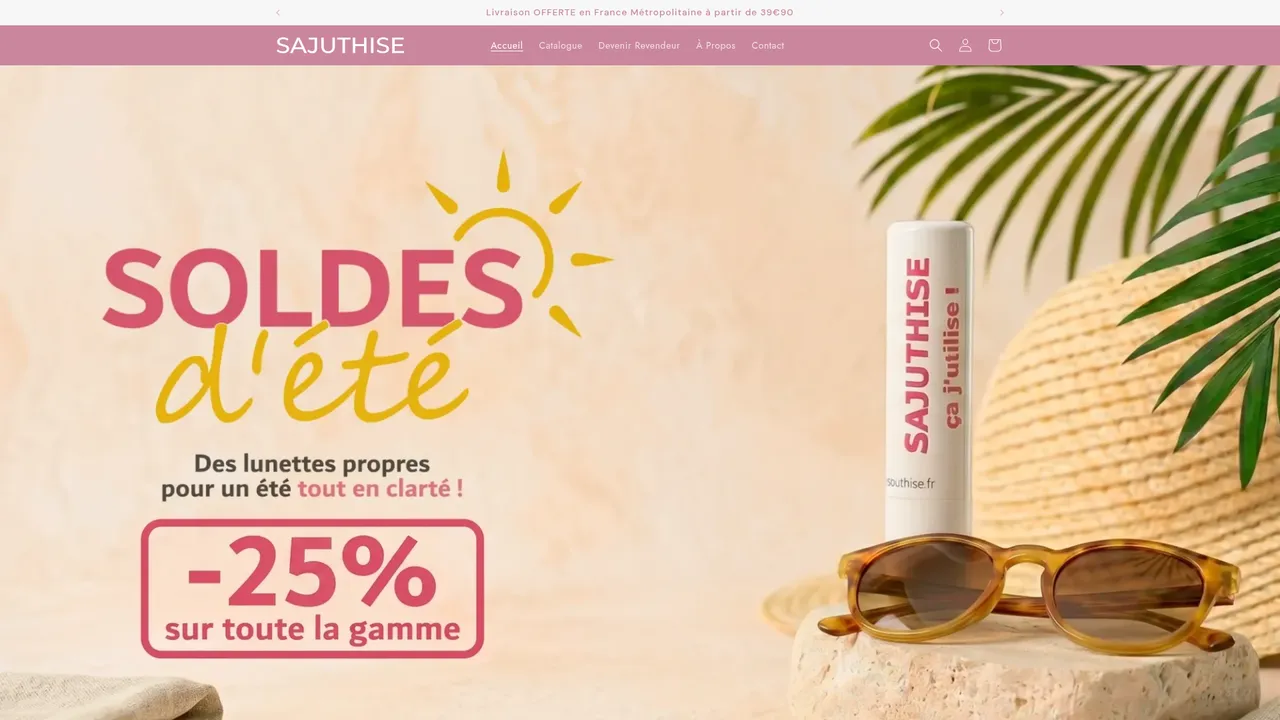 Aperçu du site Sajuthise