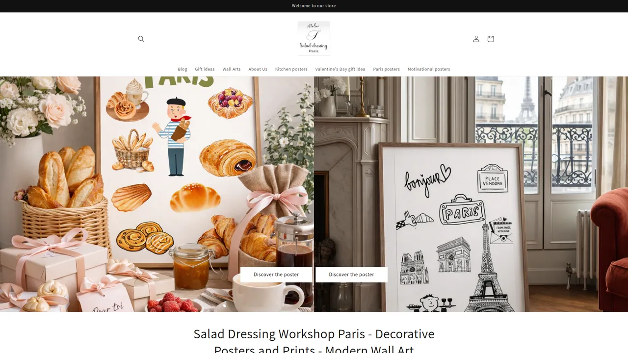 Aperçu du site Salad dressing