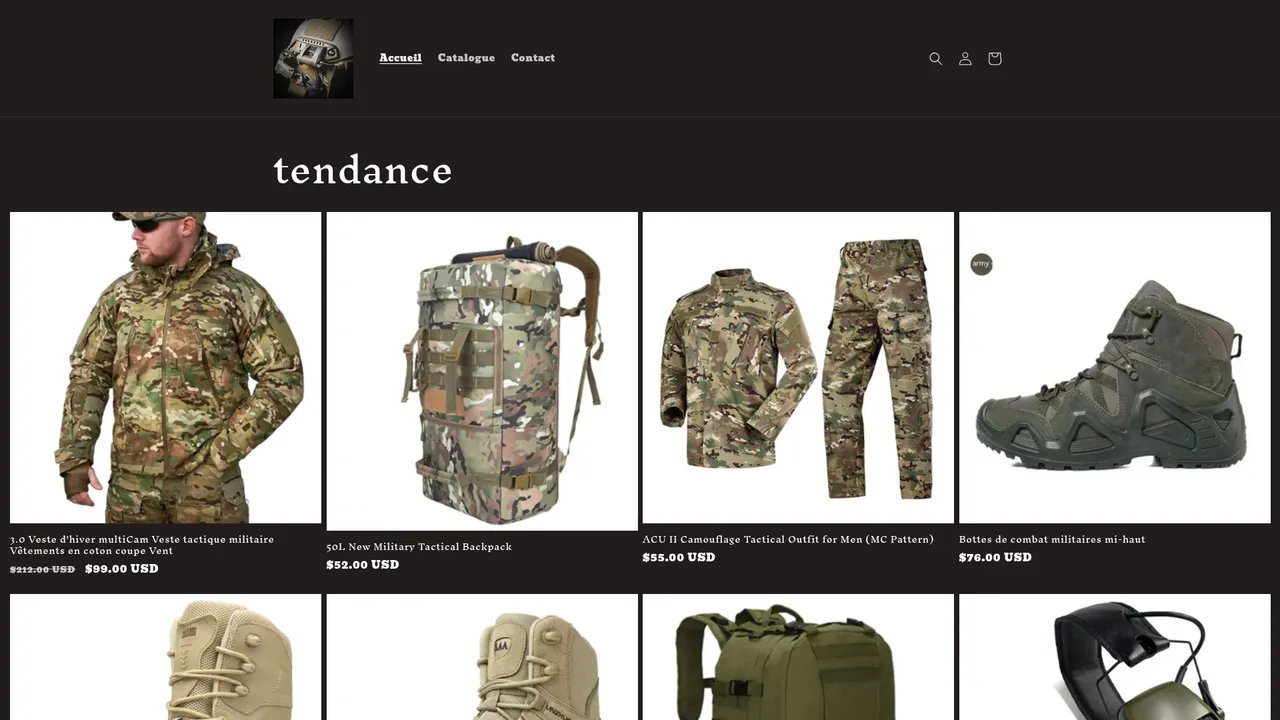 Screenshot de sansisao-equipement