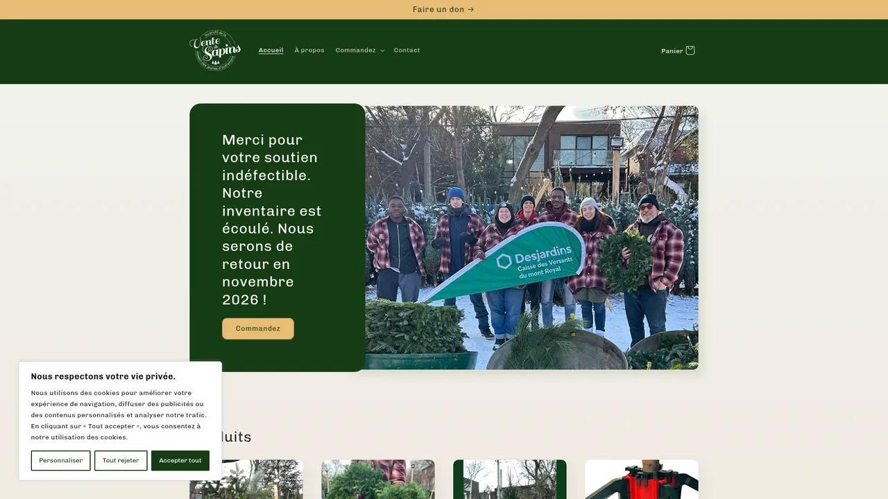 Screenshot de Sapins des jeunes