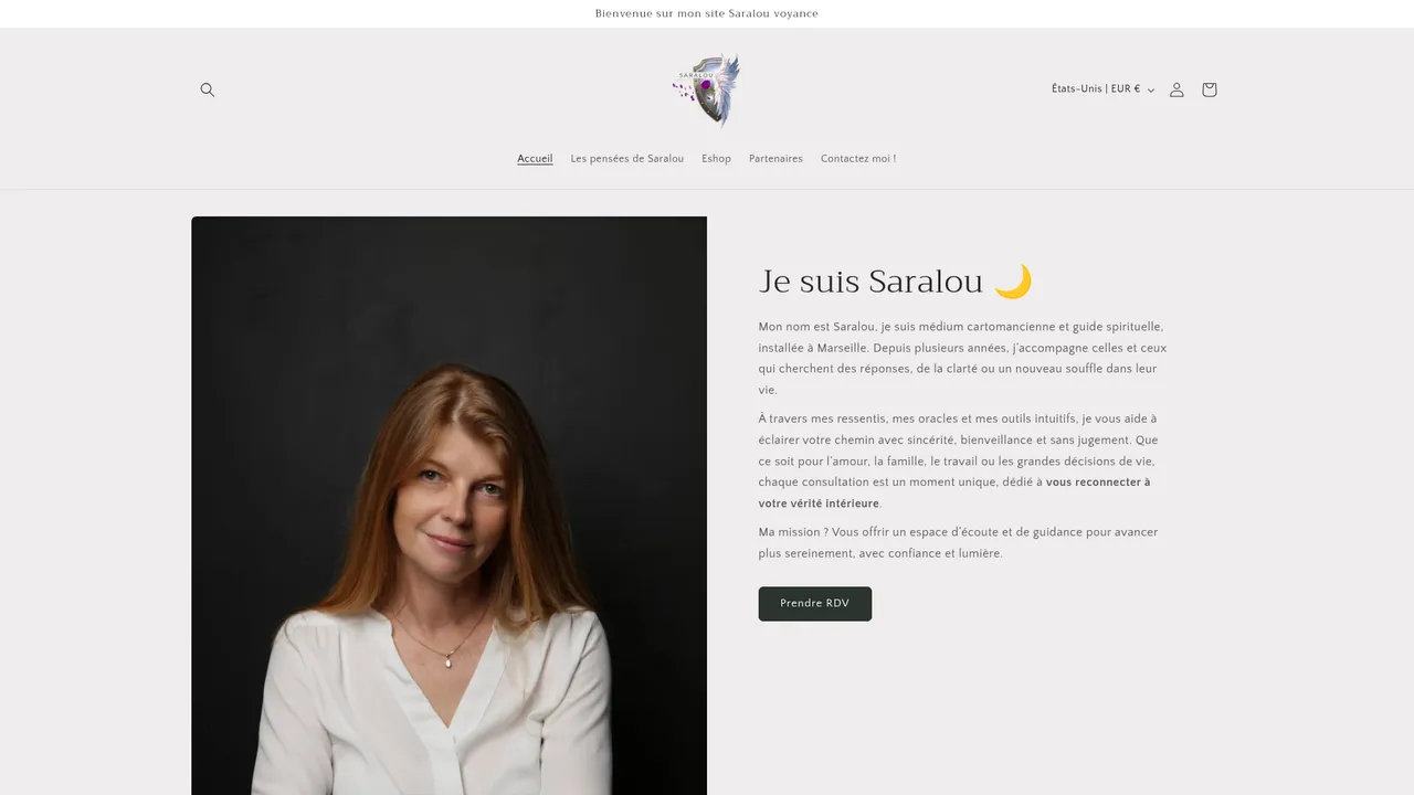 Screenshot de Saralou voyance
