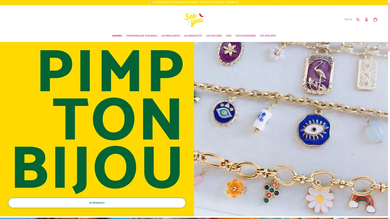 Screenshot de seeyou-creation.com