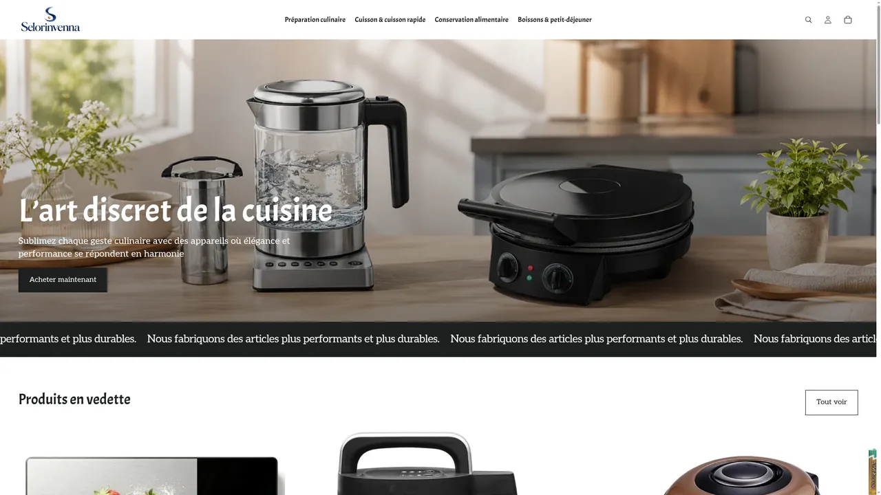 Aperçu du site Selorinvenna