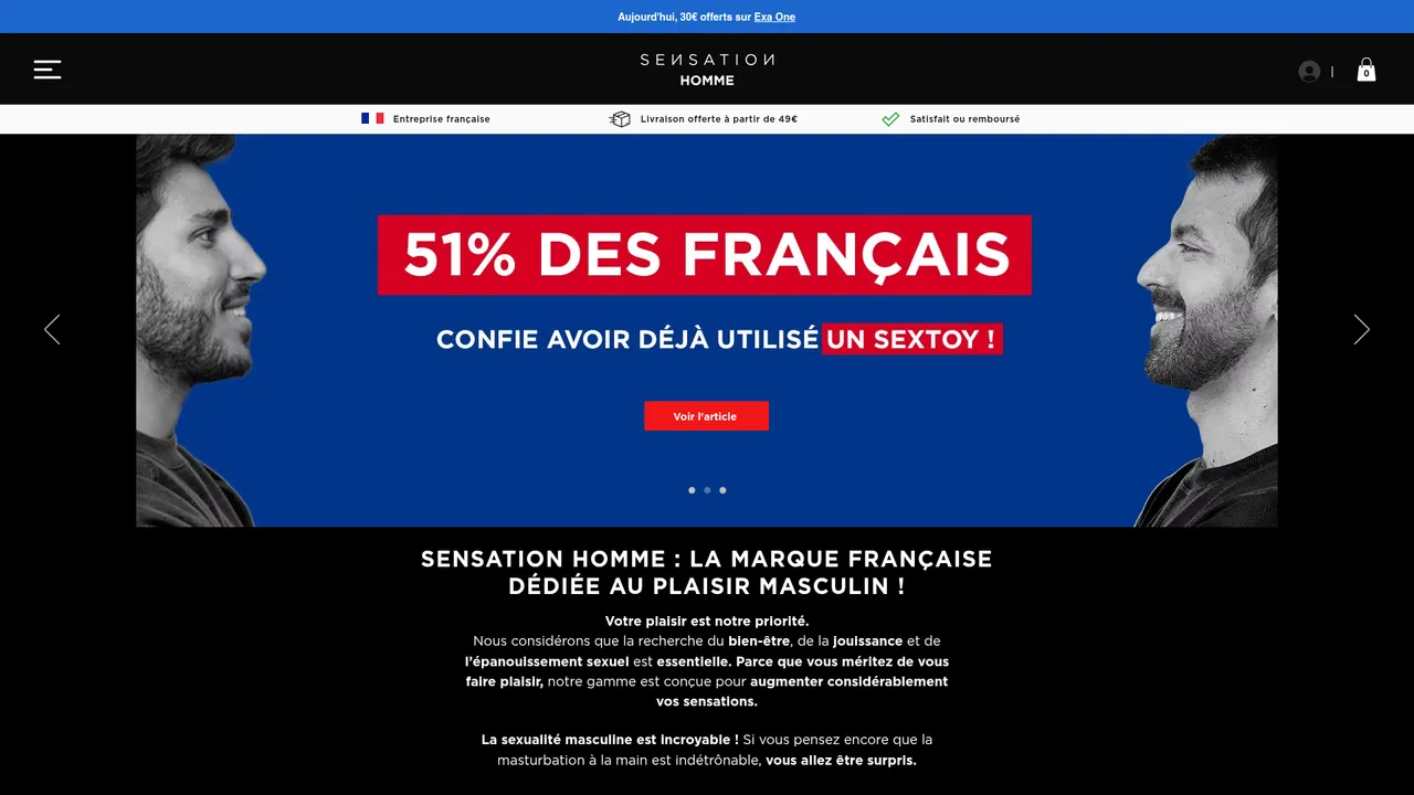 Screenshot de Sensation Homme