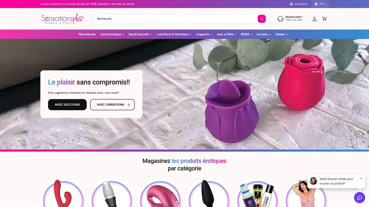 Screenshot de Sensations Plus