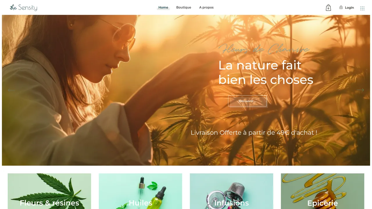 Screenshot de Sensity CBD