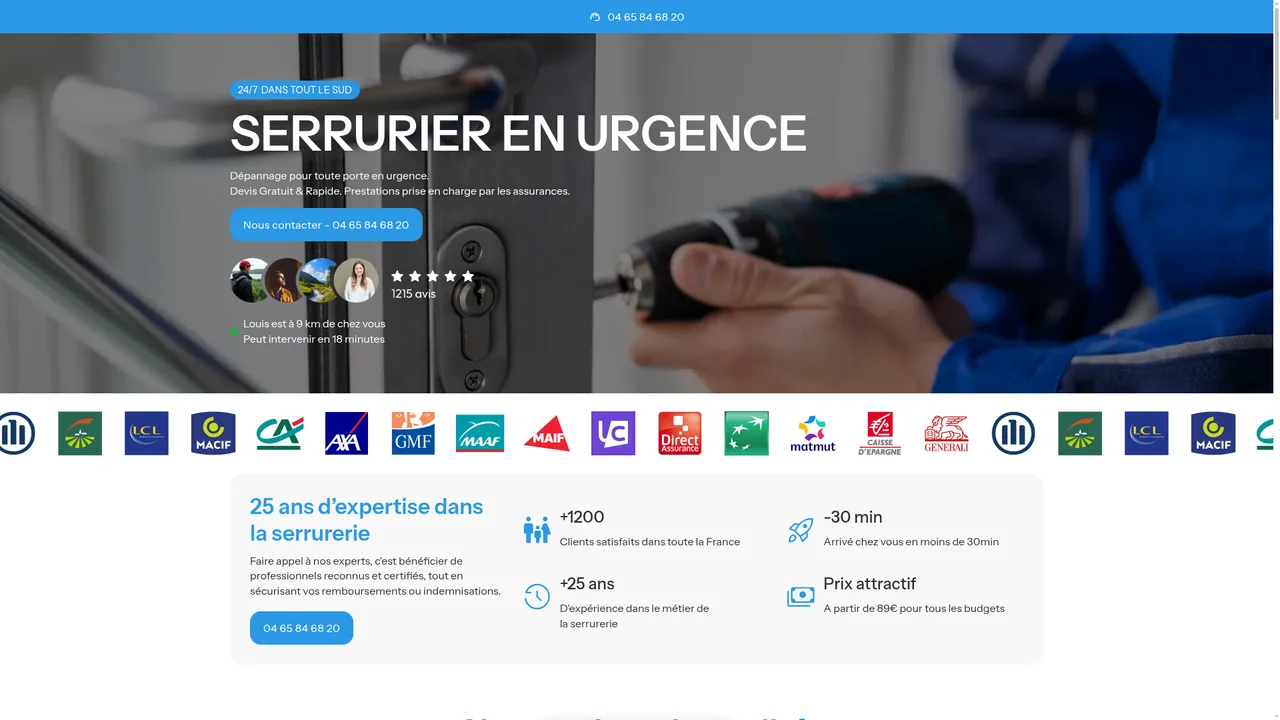 Screenshot de Serrulink Sud