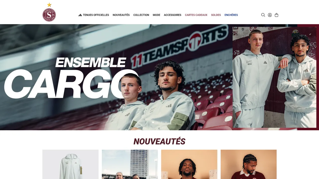 Screenshot de Servette FC Shop