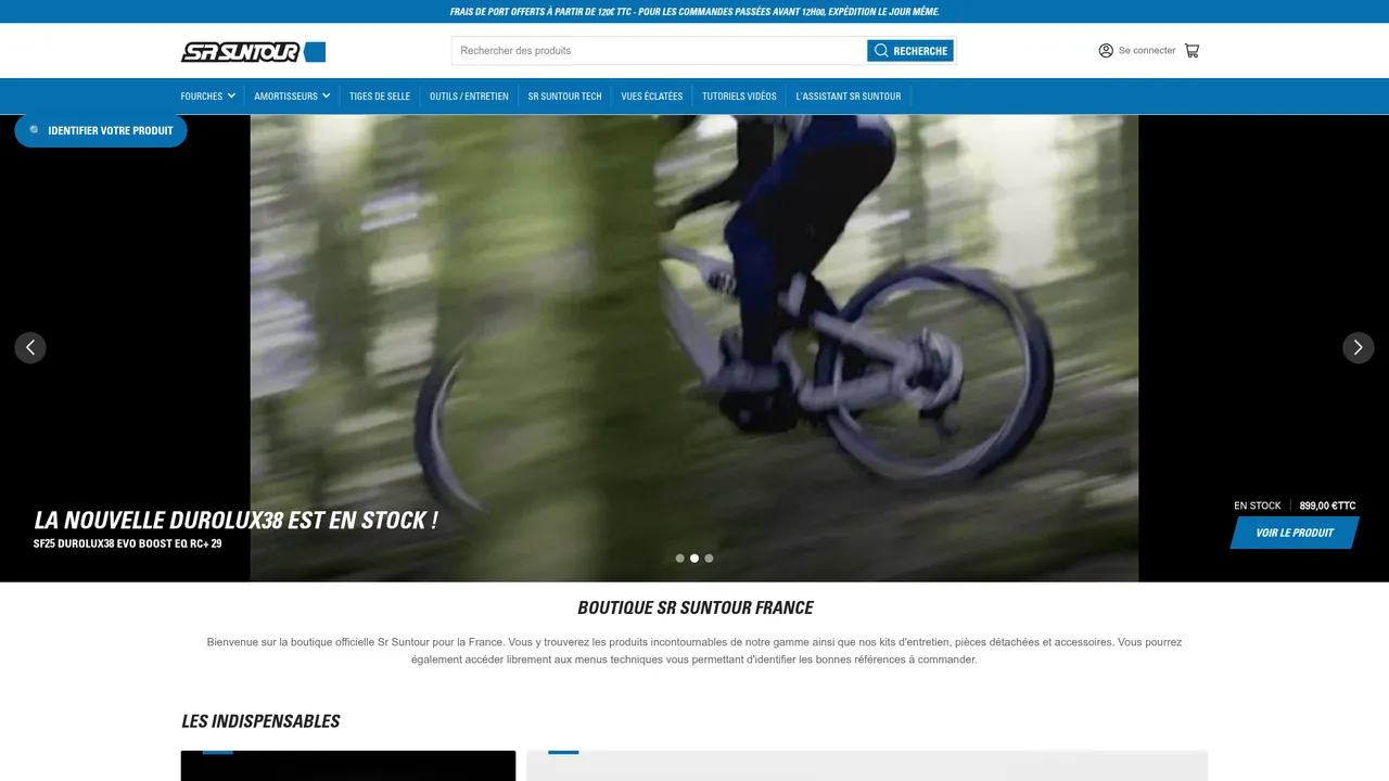 Aperçu du site shop.srsuntour.fr