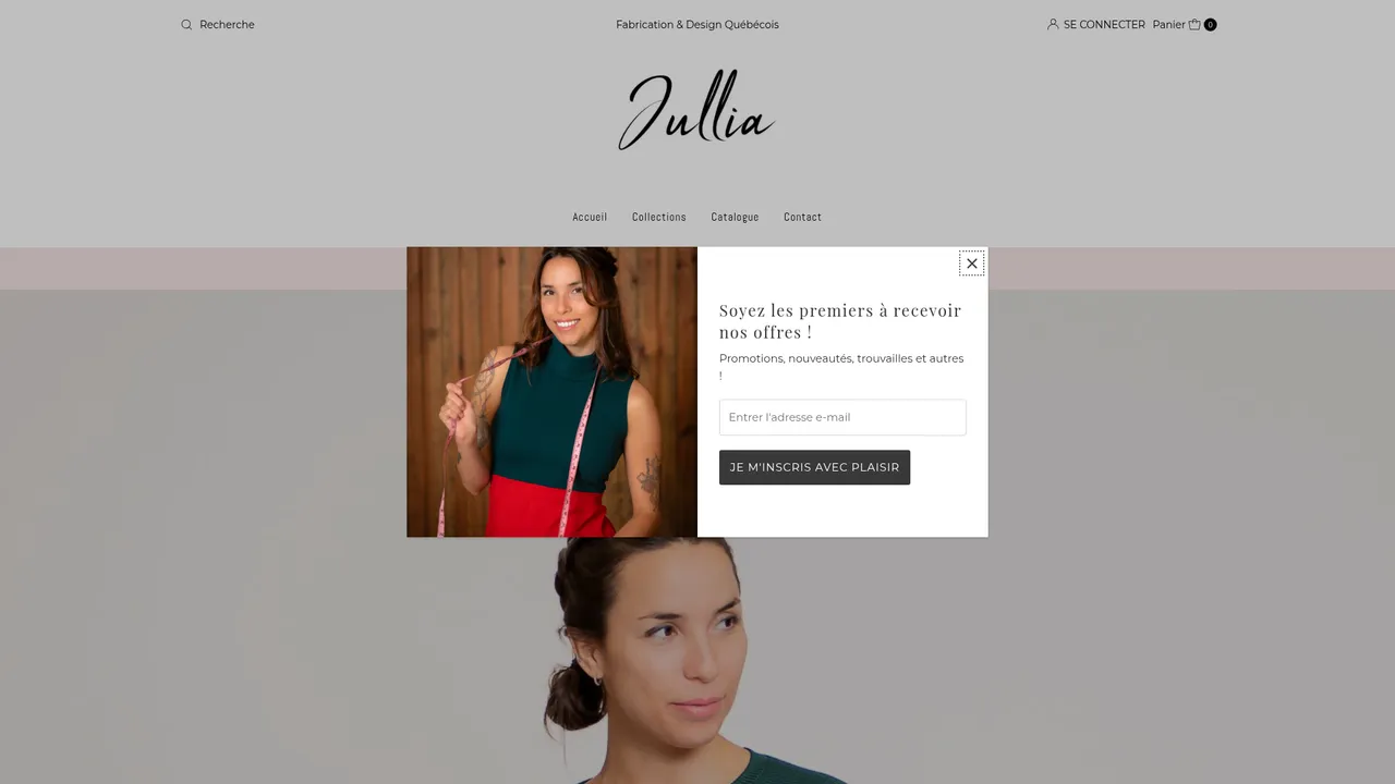 Screenshot de signejullia.ca