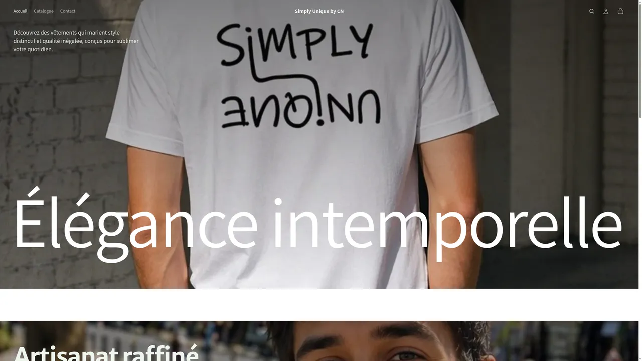 Screenshot de Simply Unique by CN