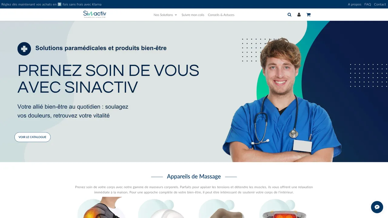 Aperçu du site sinactiv.fr