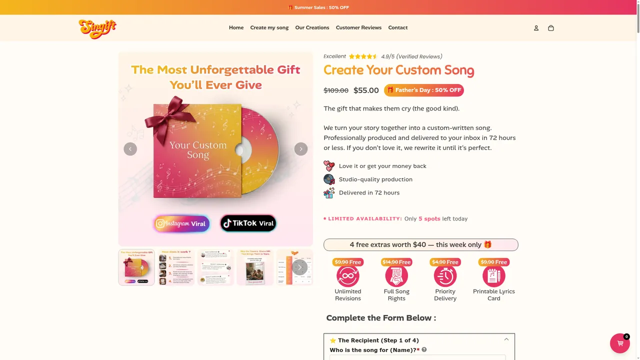 Screenshot de Singift