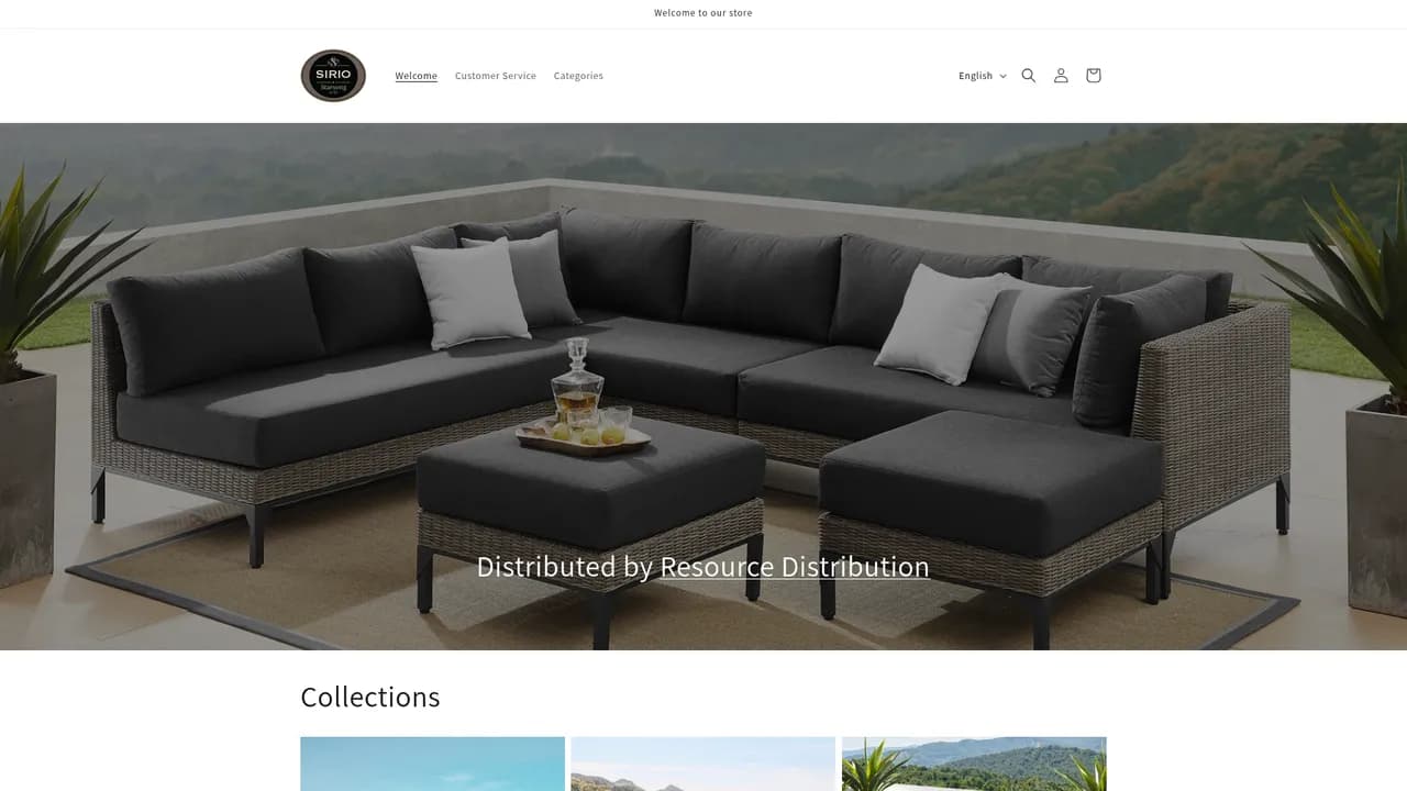 Aperçu du site Sirio