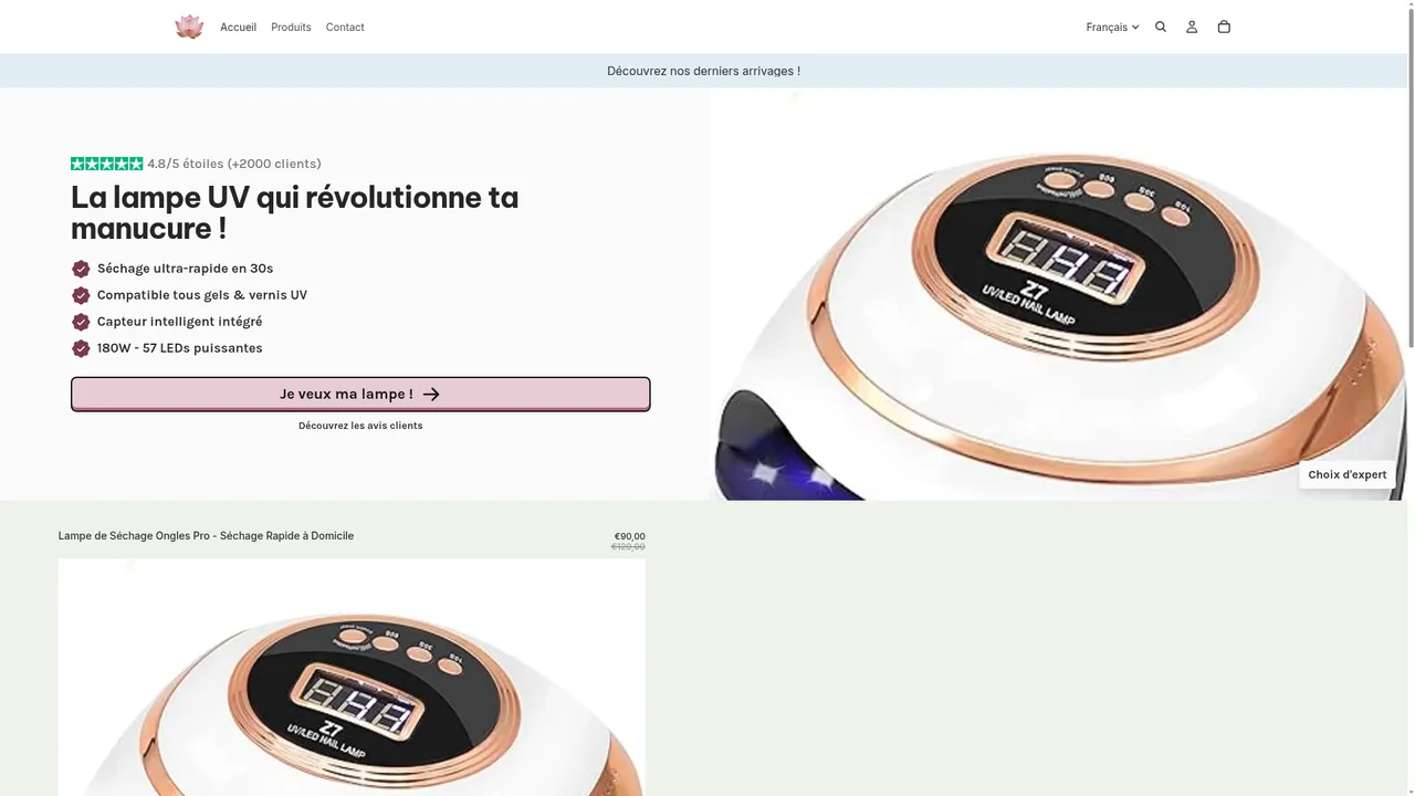 Screenshot de skinoasis.officiel