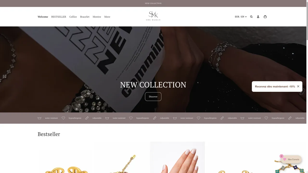 Screenshot de SMK BIJOUX