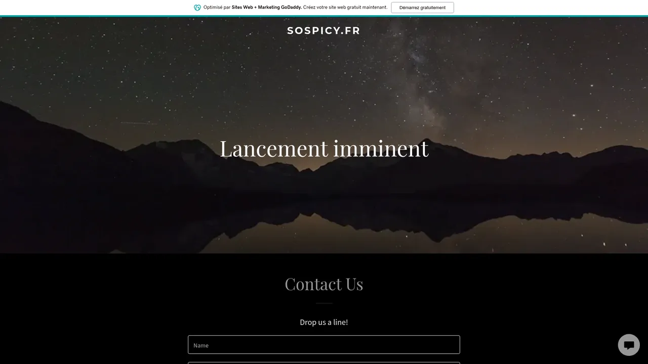 Aperçu du site So Spicy boutique en ligne