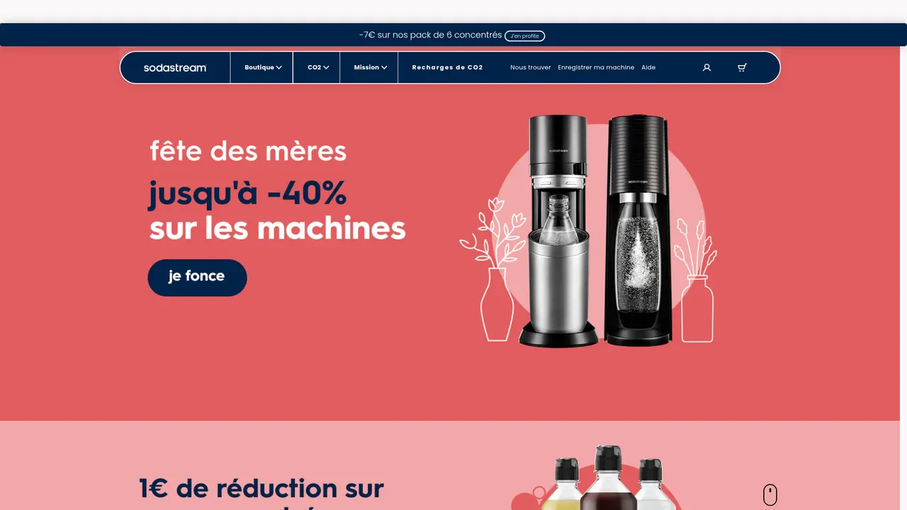 Screenshot de SodaStream International, Ltd.