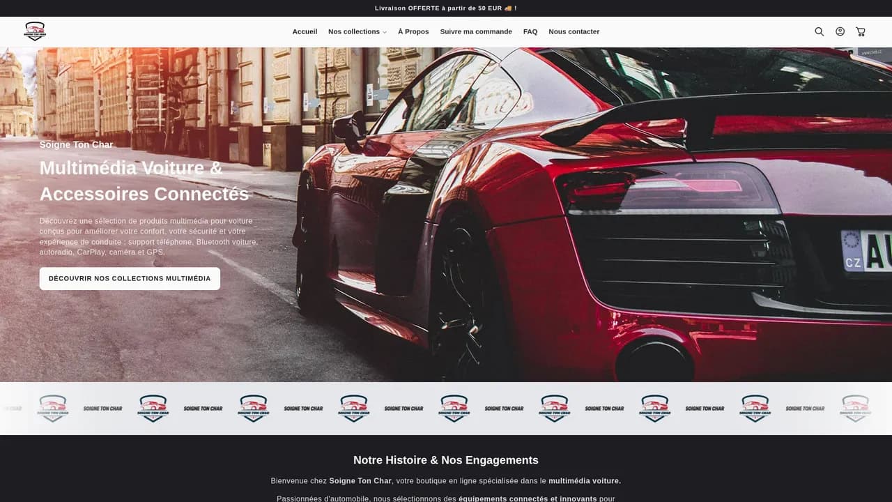 Aperçu du site soignetonchar.com