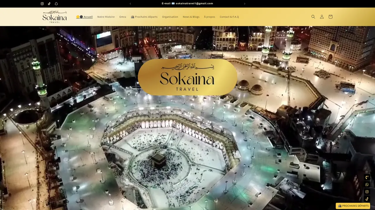 Screenshot de SOKAINA TRAVEL