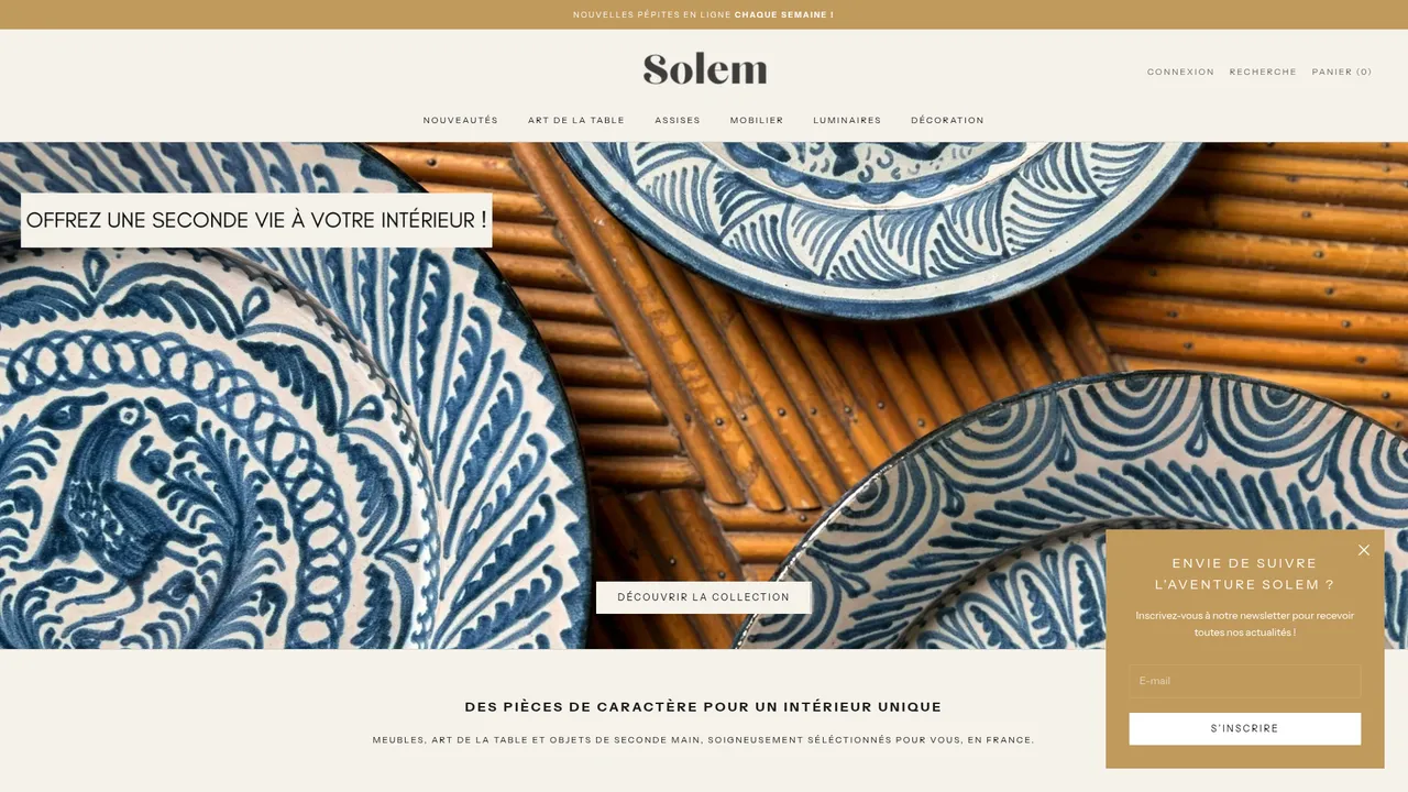 Screenshot de Solem Paris