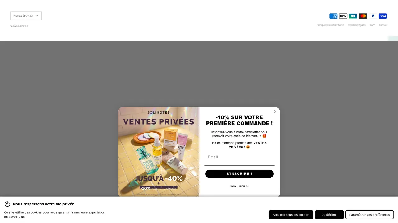Screenshot de Solinotes
