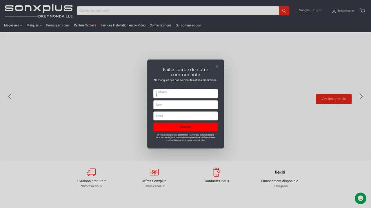 Screenshot de Sonxplus Drummondville