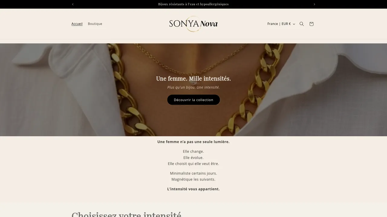 Screenshot de SONYA Nova