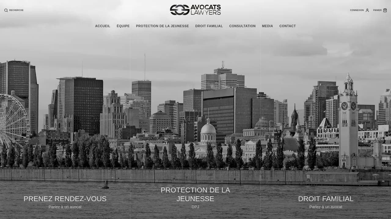 Screenshot de SOS AVOCATS INC