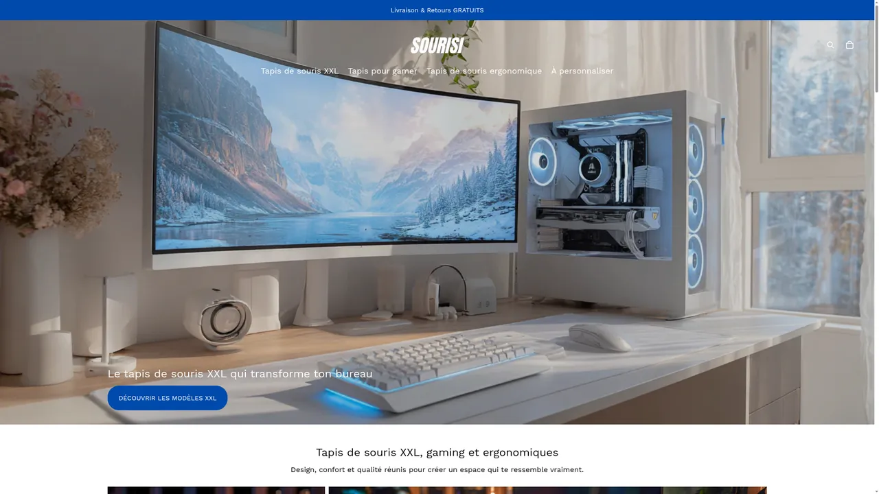 Aperçu du site sourisi