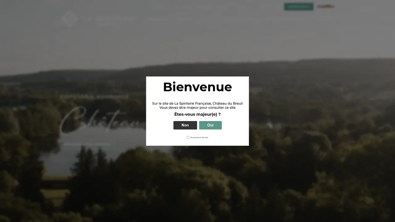Screenshot de spiriterie.com