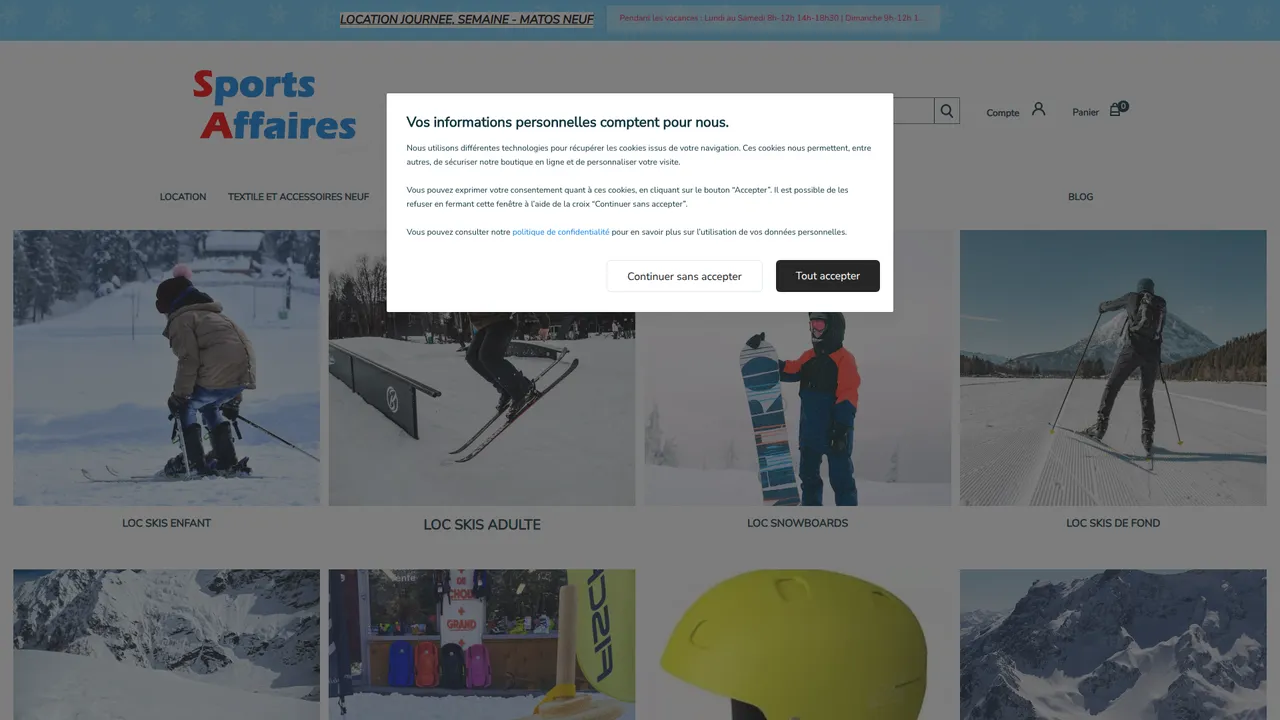 Screenshot de SPORTS AFFAIRES MONTAGNE