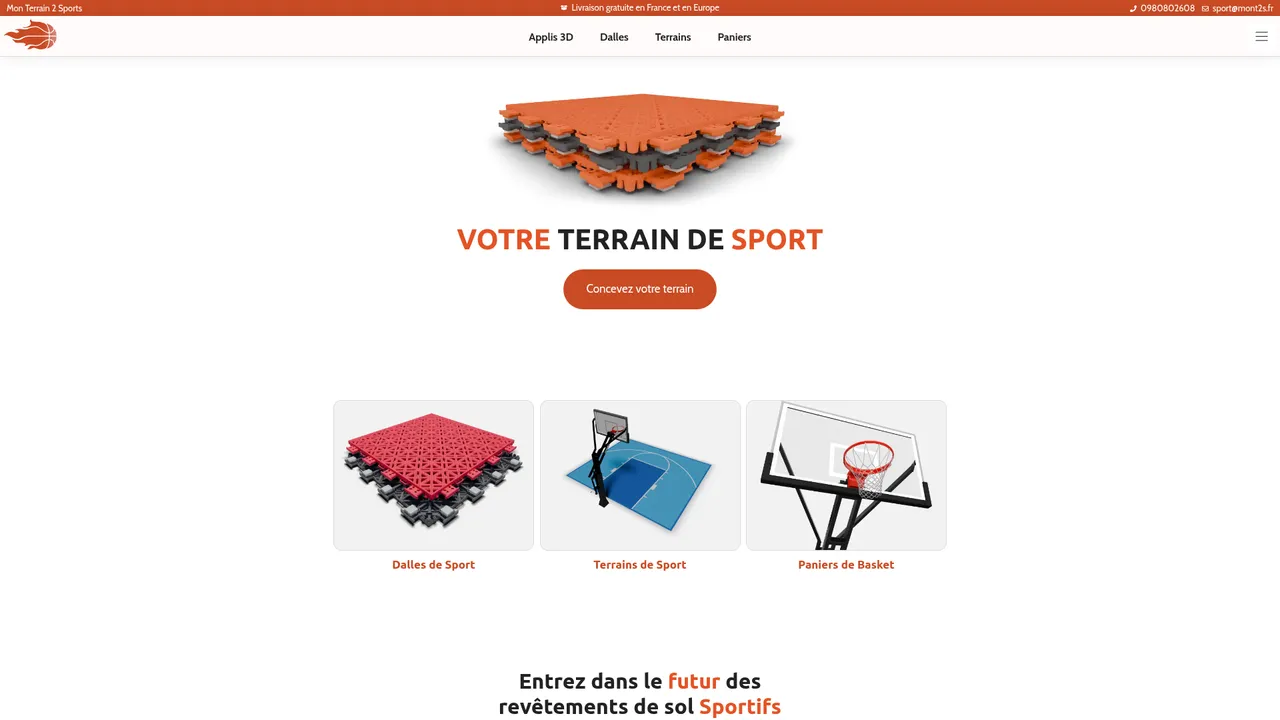 Screenshot de sports.fr