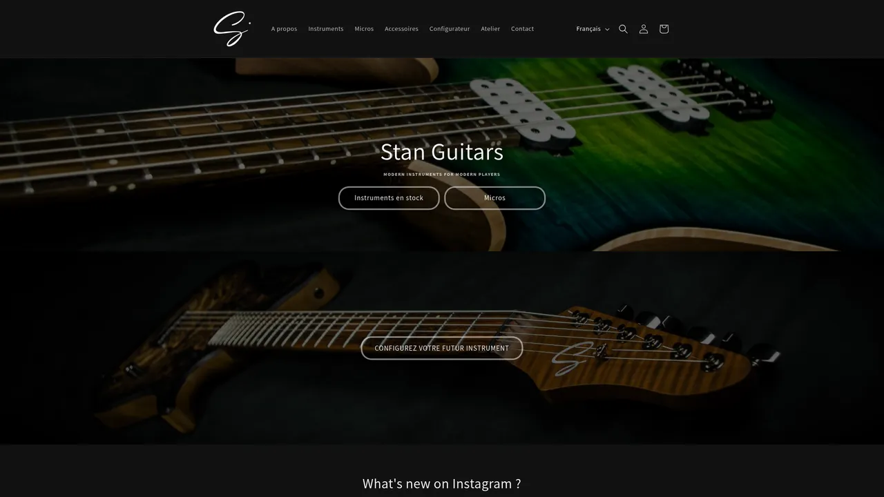 Screenshot de STAN GUITARS